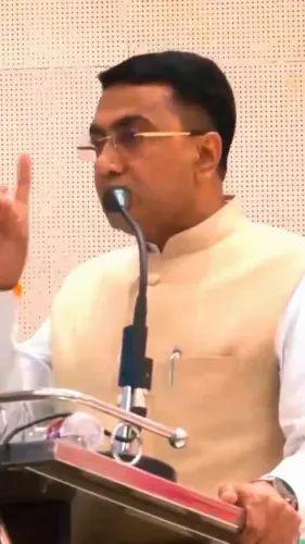 CM Sawant Pledges Griha Aadhar Hike, Targets Congress Promises
