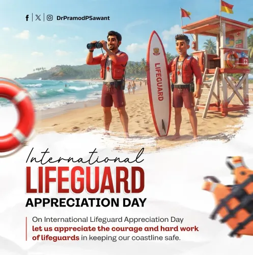 CM Sawant Salutes Goa's Lifeguards on Appreciation Day