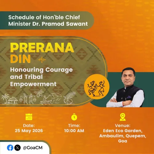 CM Sawant to Attend Prerana Din at Eden Eco Garden, Quepem