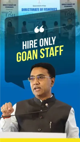 CM Sawant Urges Goa Fisherfolk to Hire Locals on Fish Farmers Day