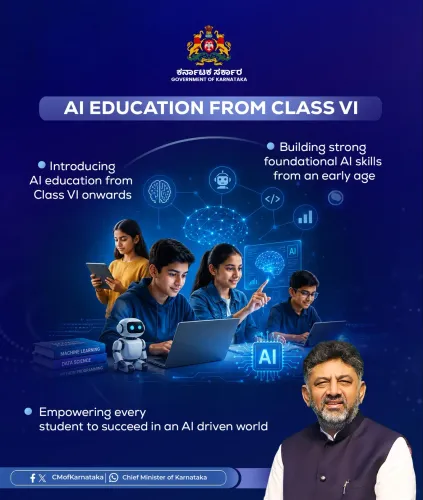 CM Shivakumar Announces AI Education from Class VI in Karnataka