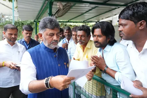 CM Shivakumar Holds Public Grievance Meet at Krishna Home Office