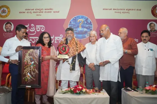 CM Shivakumar Marks Press Day at Gandhi Bhavan, Bengaluru