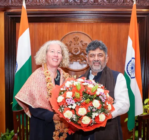 CM Shivakumar meets Australia Consul General at Vidhana Soudha