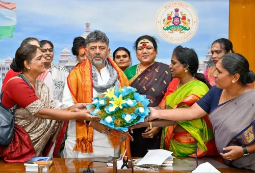 CM Shivakumar meets Dr. Akai Padmashali's transgender rights delegation