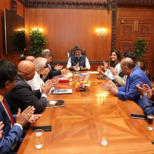 CM Shivakumar meets Honorary Consuls delegation at Vidhana Soudha
