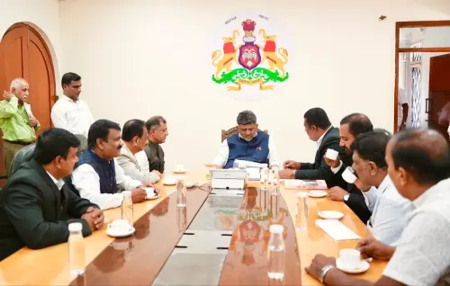CM Shivakumar meets Mysore Lawyers' Association at Krishna