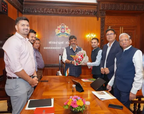 CM Shivakumar meets Usha Breco team on Karnataka ropeway plan