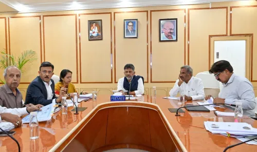 CM Shivakumar Reviews Energy Dept Progress at Shakti Bhavan