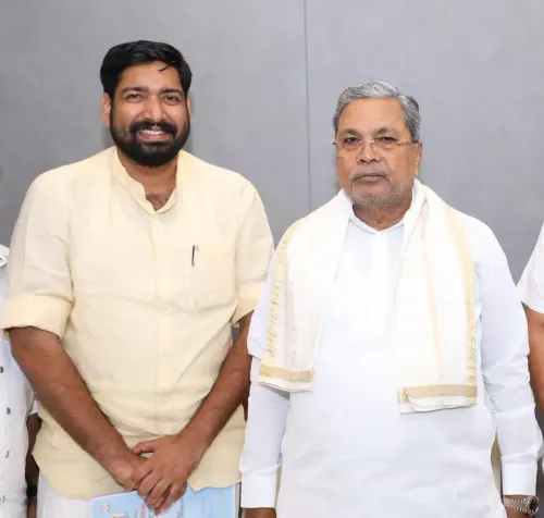 CM Siddaramaiah meets AICC Observer Abhijith in Mysuru coordination talk