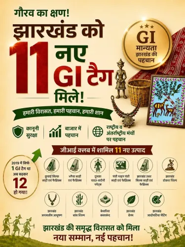 CM Soren Announces GI Tags for 11 Jharkhand Products