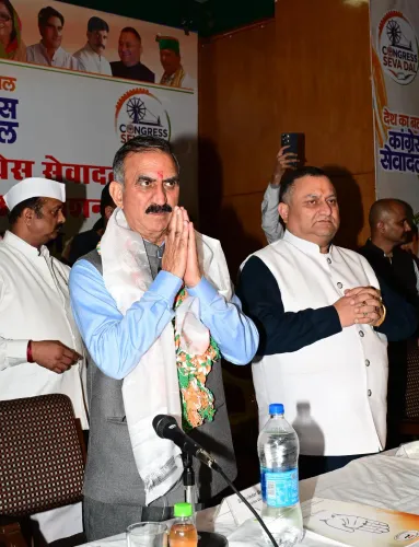 CM Sukhu addresses HP Congress Seva Dal state convention