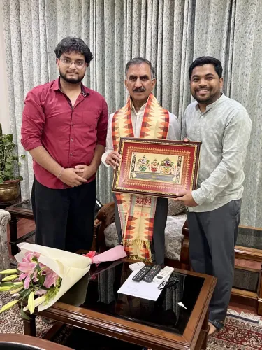 CM Sukhu congratulates new NSUI Odisha chief Mahapatra