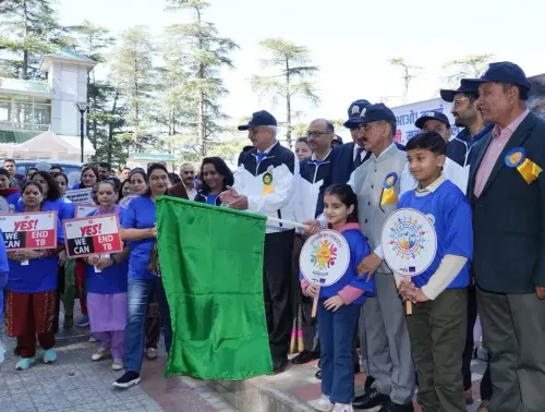 CM Sukhu flags off Health Dept walkathon in Shimla