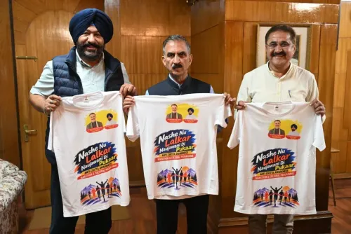 CM Sukhu launches anti-drug campaign T-shirt, calls Nalagarh marathon