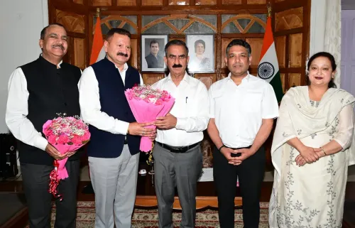 CM Sukhu Meets Newly Elected HP Bar Council Members
