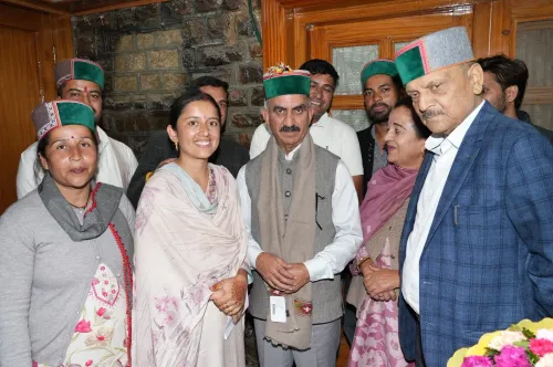 CM Sukhu meets Rampur BDC delegation led by MLA Nand Lal