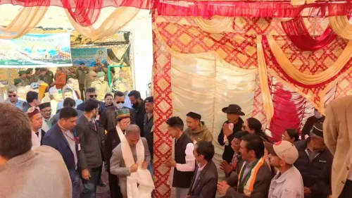 CM Sukhu Thanks Kaza Crowd for Warm Ladarcha Welcome