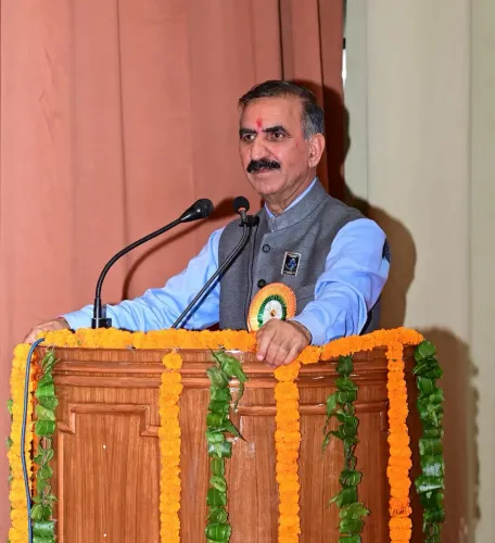 CM Sukhu Visits HPU Foundation Day, Urges AI Push
