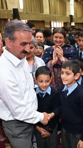 CM Sukhu visits newly upgraded CBSE school in Chhota Shimla
