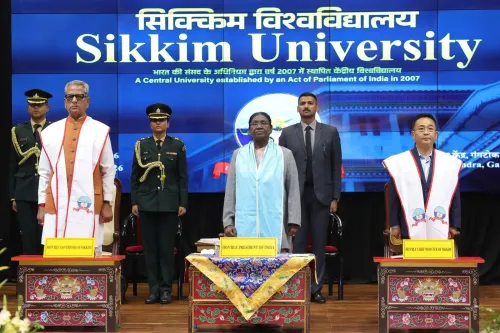 CM Tamang attends Sikkim University 7th Convocation with President Murmu