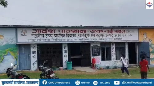 CM Uttarakhand Flags Dineshpur School as Quality Education Model