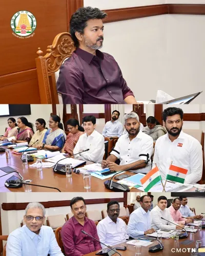 CM Vijay Chairs HRM Dept Review at Tamil Nadu Secretariat