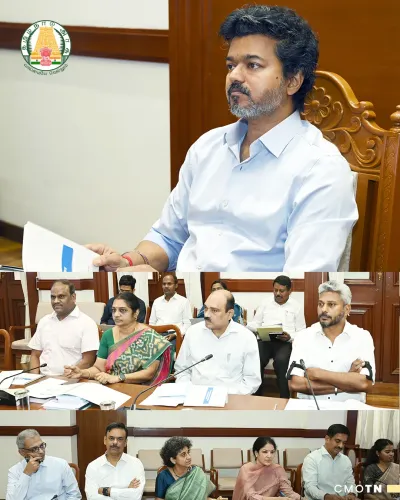 CM Vijay Chairs Planning Dept Review at TN Secretariat