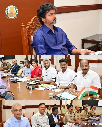 CM Vijay Chairs Review Meet on Tamil Nadu Home and Excise Dept