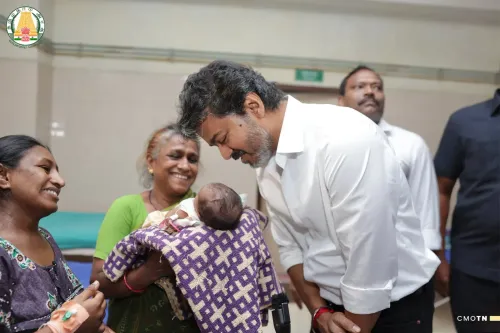CM Vijay conducts surprise inspection at Chennai maternity hospital