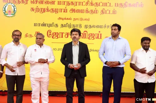 CM Vijay lays ₹3,108 cr water ring-main stone in Chennai