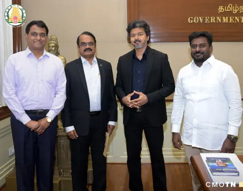 CM Vijay meets Curriculum Design Committee chief Dr. Annadurai