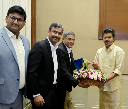 CM Vijay meets Saint-Gobain India top brass at Secretariat