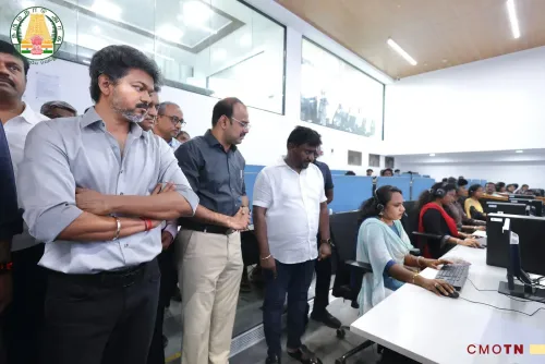 CM Vijay Reviews Chennai Flood Relief at Ripon Building Command Centre