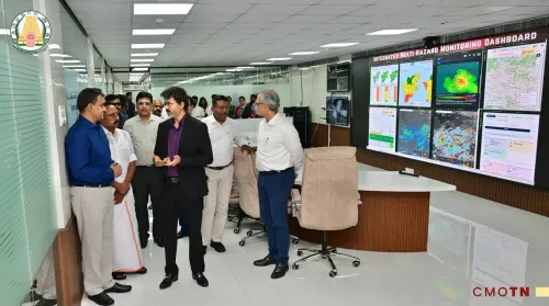 CM Vijay Reviews Northeast Monsoon Readiness at Chennai EOC