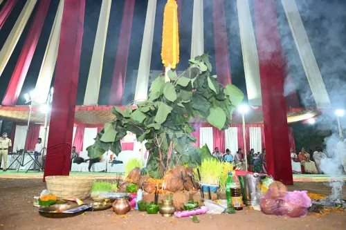 CM Vishnu Deo Sai attends Karam Puja fest in Raipur