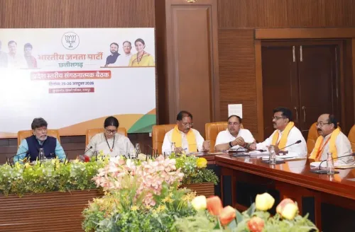 CM Vishnu Deo Sai joins BJP ministers' meet with Smriti Irani in Raipur