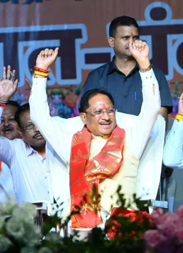 CM Vishnu Deo Sai joins Dussehra celebrations at Raipur's WRS Maidan