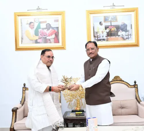 CM Vishnu Deo Sai meets BJP Chhattisgarh's new org secy