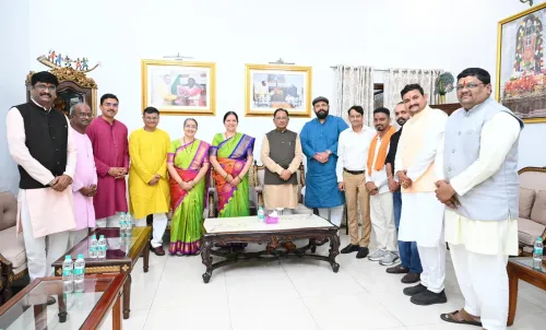 CM Vishnu Deo Sai Meets Sanatan Sanstha Spiritual Leaders