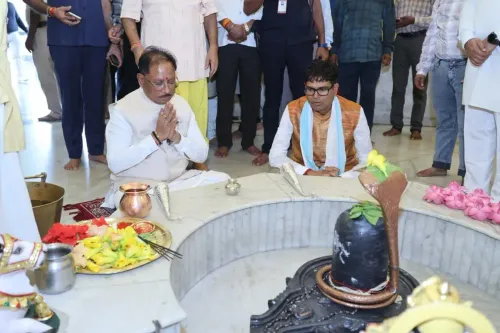 CM Vishnu Deo Sai Offers Prayers at Kailashpati Dham on Savan Eve