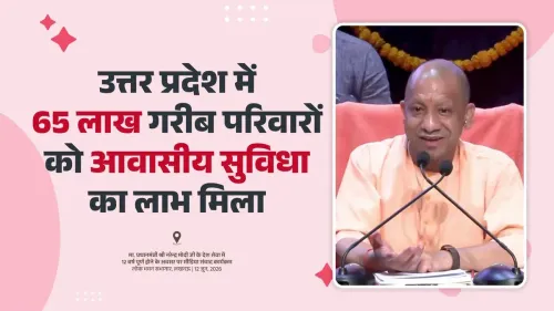 CM Yogi: 65 Lakh Poor Families Housed in Uttar Pradesh
