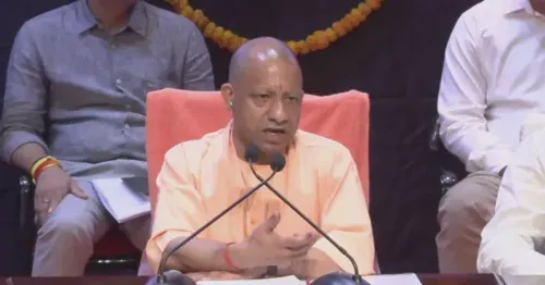 CM Yogi addresses media on PM Modi's 12 years in office