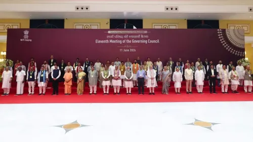 CM Yogi at NITI Aayog 11th Governing Council Meet
