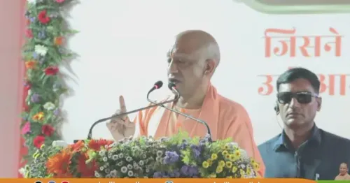 CM Yogi at Seva Sankalp Bike Yatra closing ceremony in Kashi