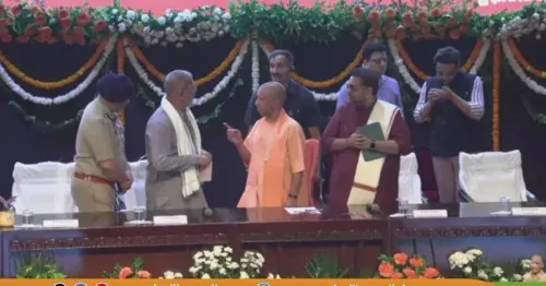 CM Yogi at UP Police song 'Khaki Ka Sitara' launch in Lucknow