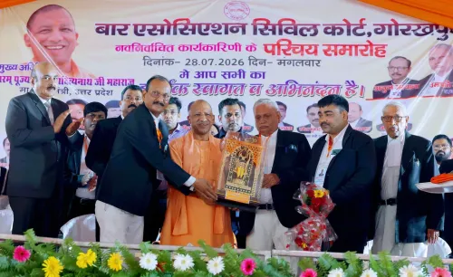 CM Yogi Attends Gorakhpur Bar Association Inauguration