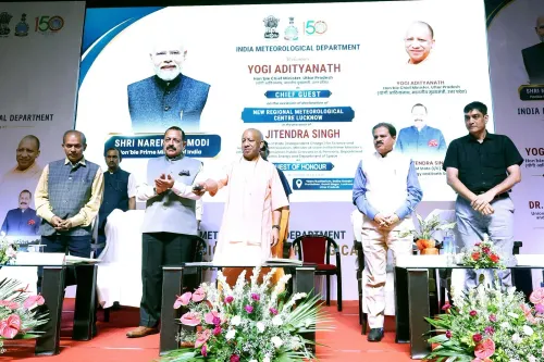 CM Yogi attends Regional Met Centre launch in Lucknow
