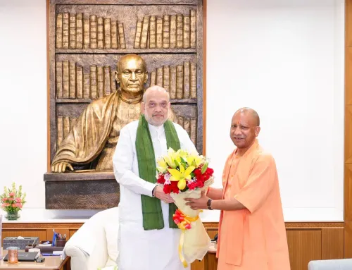 CM Yogi Calls on Union Home Minister Amit Shah in New Delhi
