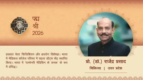 CM Yogi Congratulates Dr Rajendra Prasad on Padma Shri